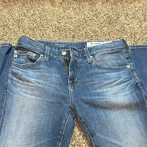 AG light wash denim